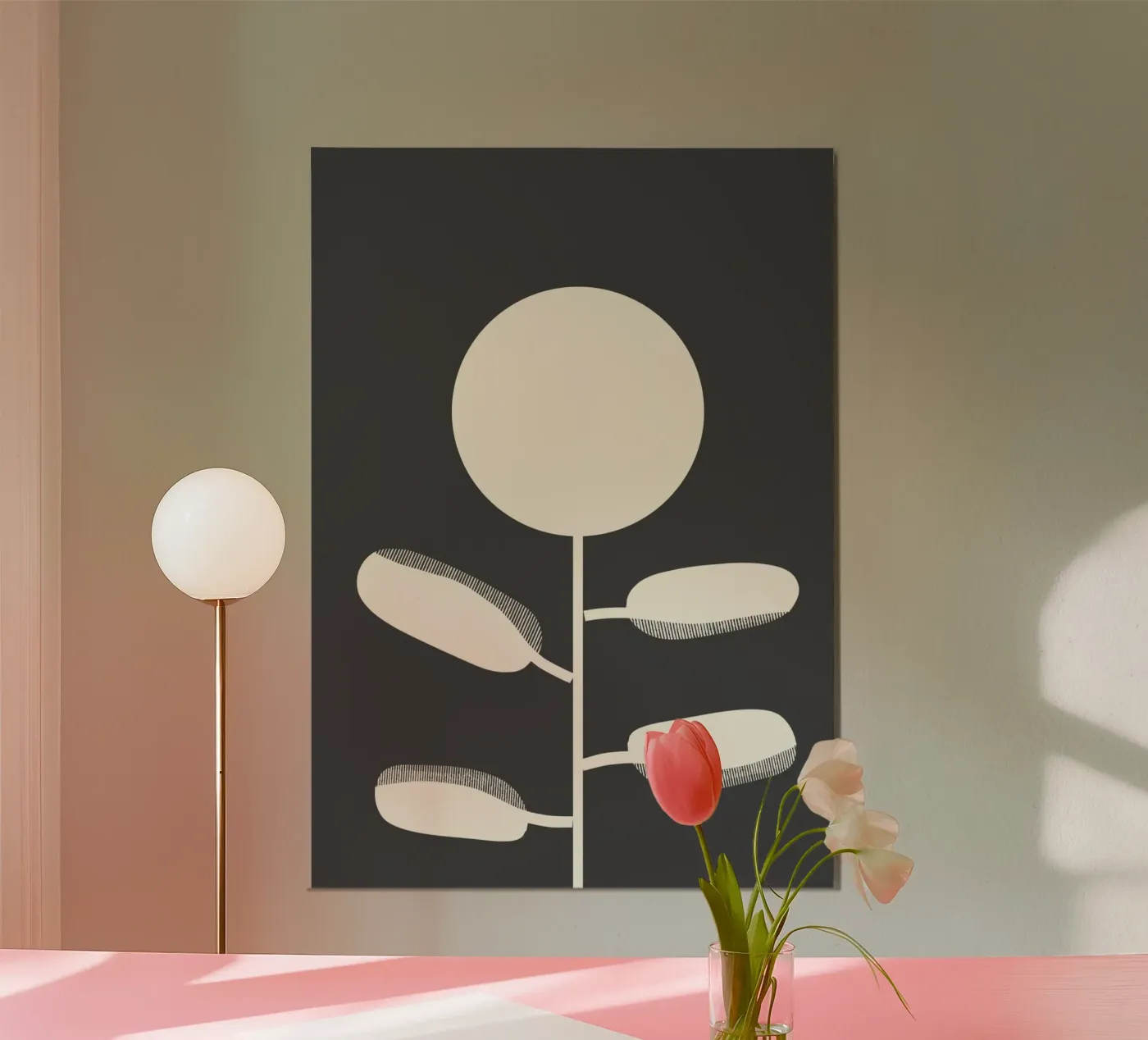 Flower poster by Rose Beck Art
