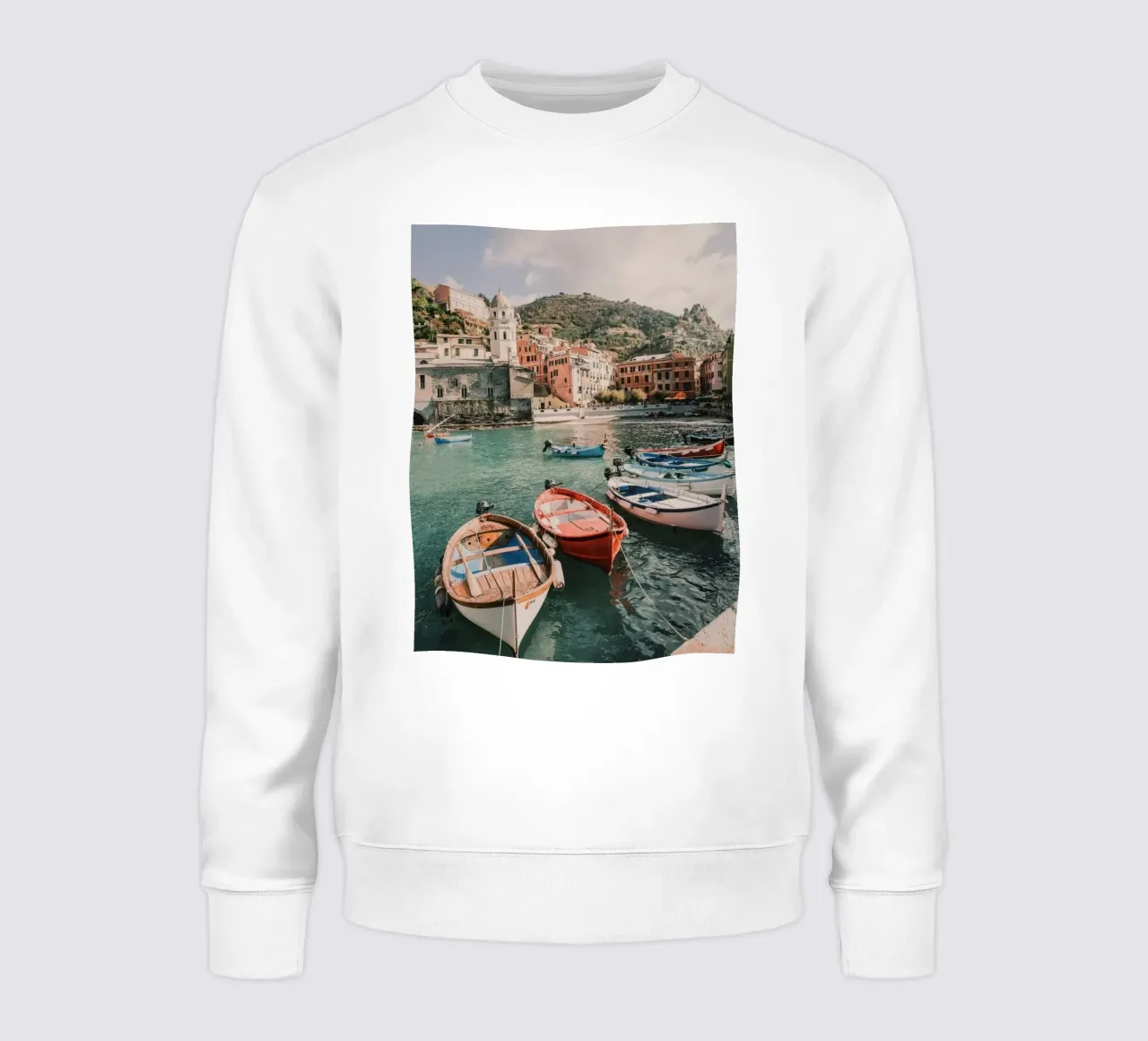 Cinque Terre, Vernazza Italien Sweatshirt von TheTravelClub