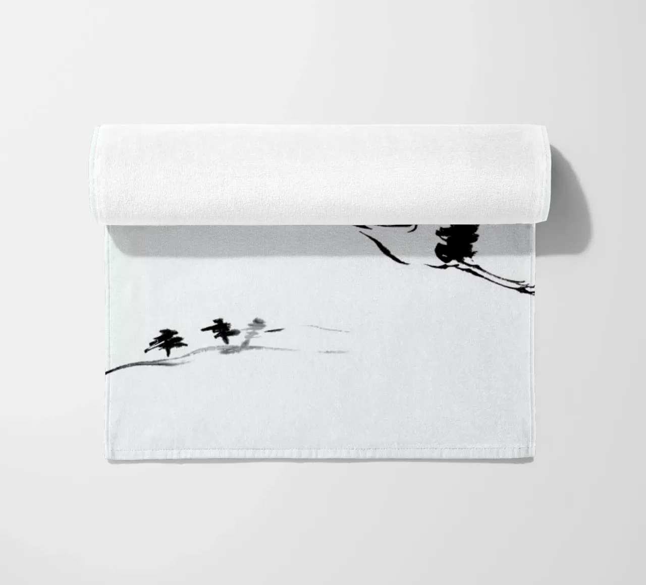 Cranes in Ink telo mare da Flora & Fauna