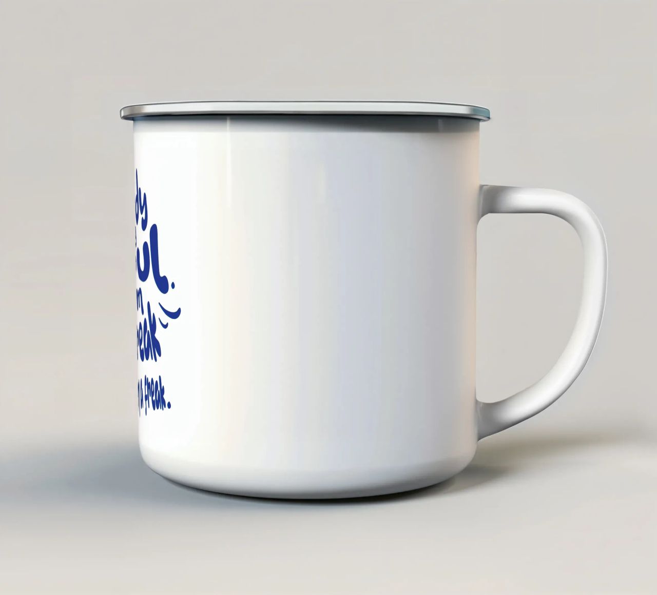 Sono un pazzo tazza in smalto da Gunawan Rb