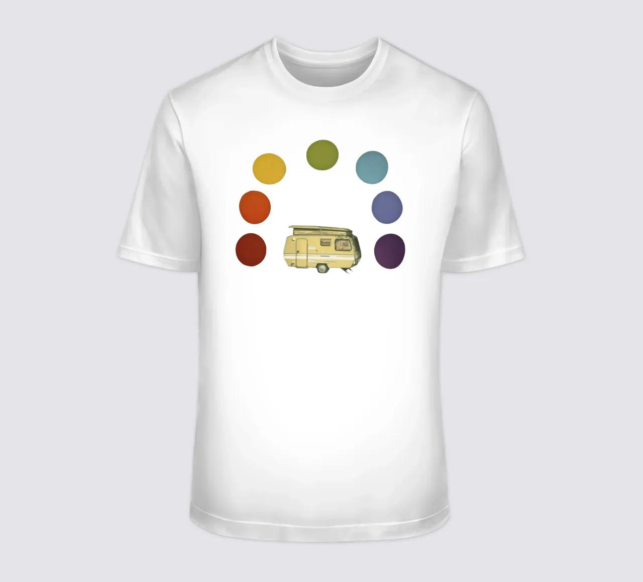 We camped Beneath a Rainbow t-shirt by Cassia Beck Collage