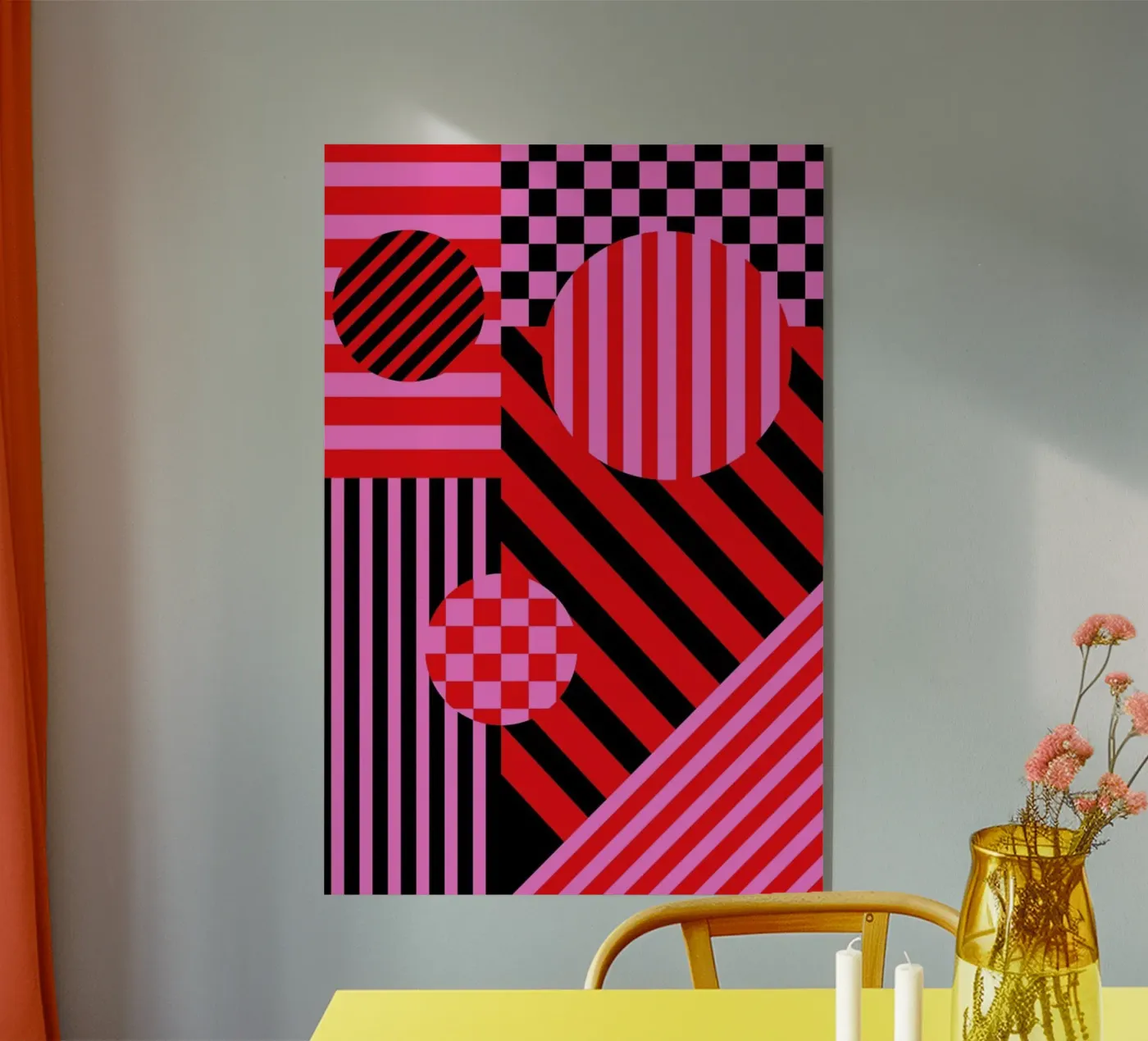 Checks and Stripes 2 plexiglass da La Come Di