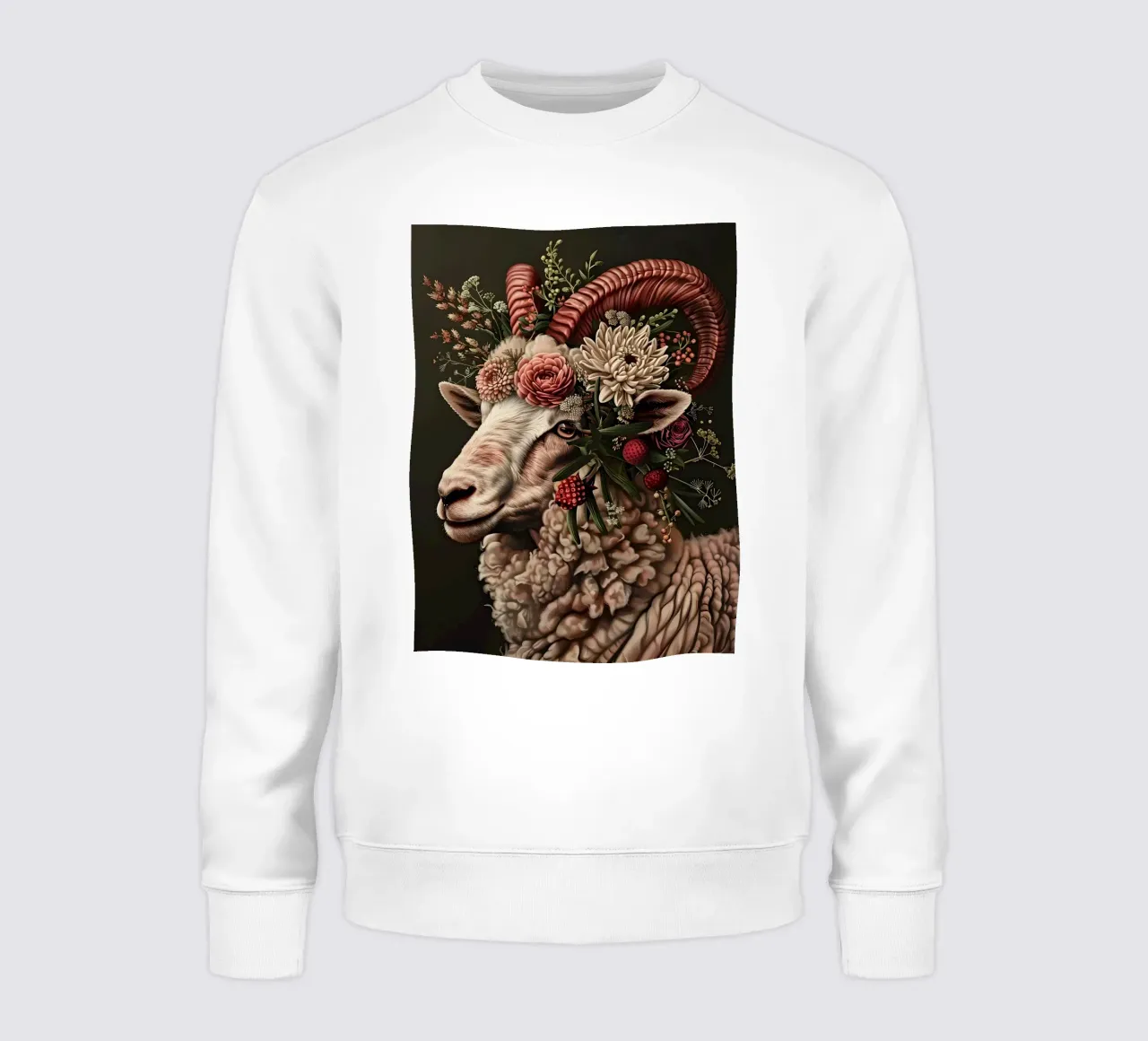 The Floral Sheep felpa da Gypsy Galleria