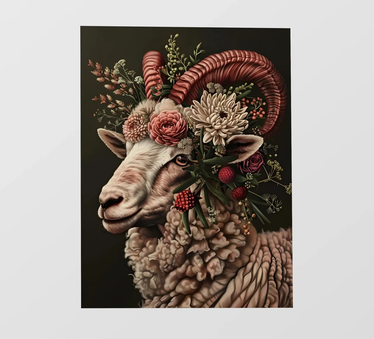 The Floral Sheep pellicola backlit da Gypsy Galleria