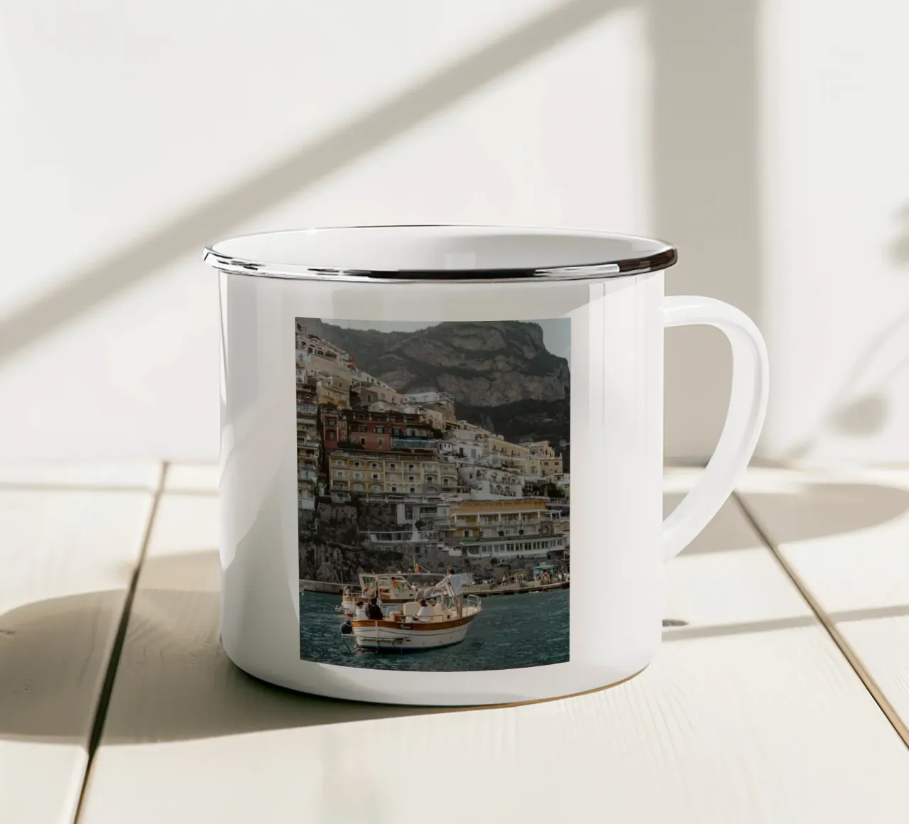 Amalfi Coast Positano tazza in smalto da TheTravelClub