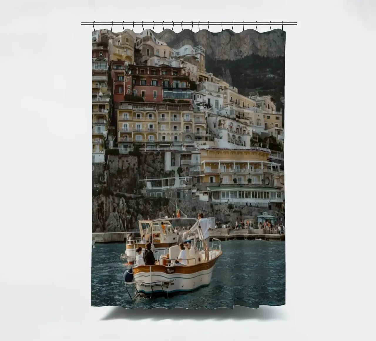 Amalfikust Positano douchegordijn van TheTravelClub