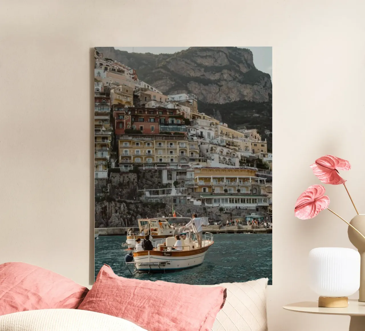Amalfi Coast Positano canvas by TheTravelClub