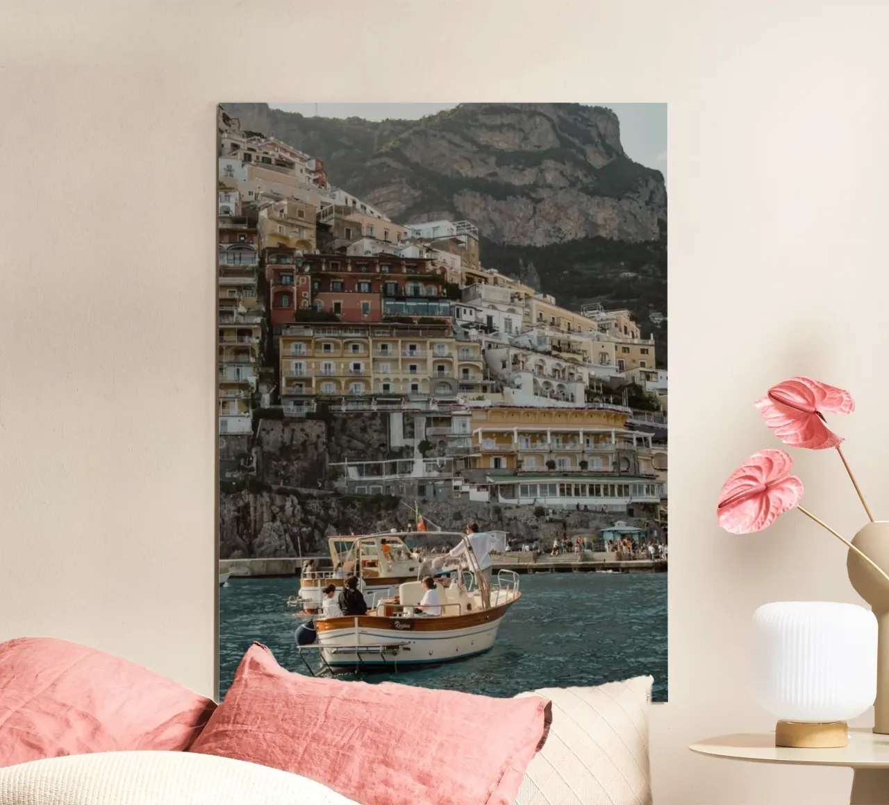 Amalfi Coast Positano carta hahnemühle da TheTravelClub
