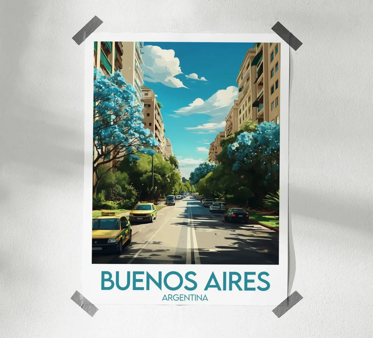 Affiche Buenos Aires poster da Frame the World