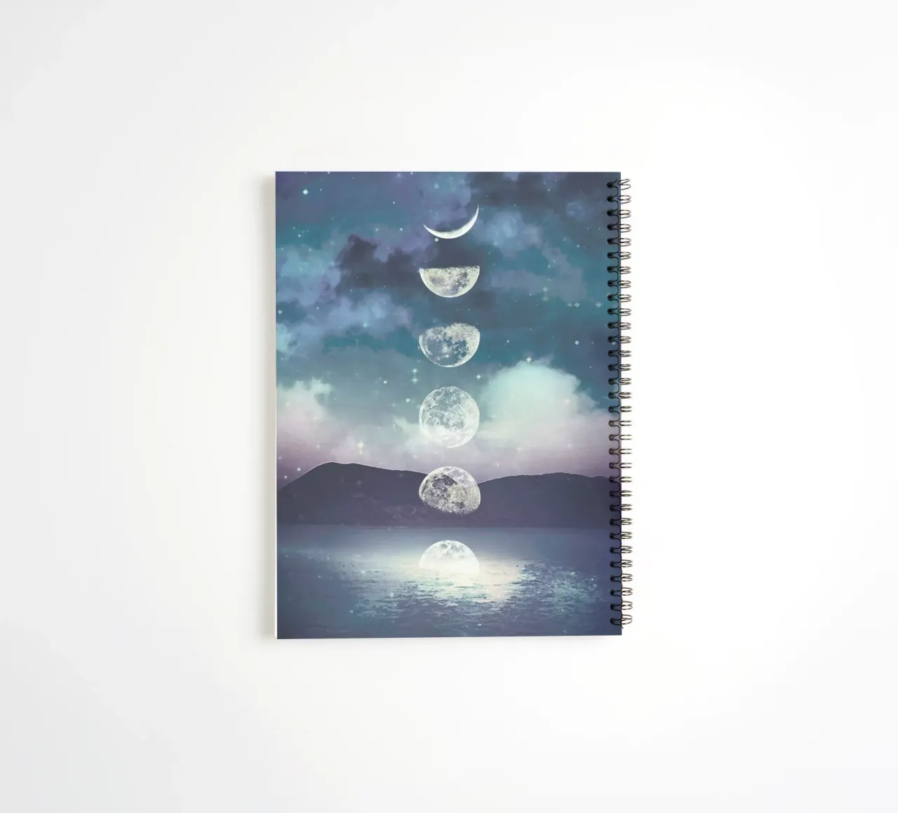 Moon Rising spiral notebook by cafelab