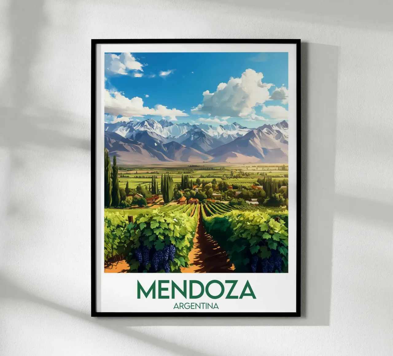 Affiche Mendoza poster da Frame the World