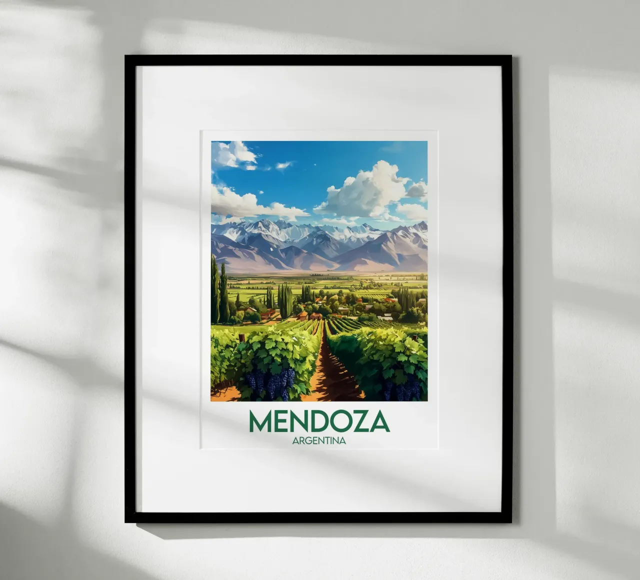 Affiche Mendoza poster da Frame the World