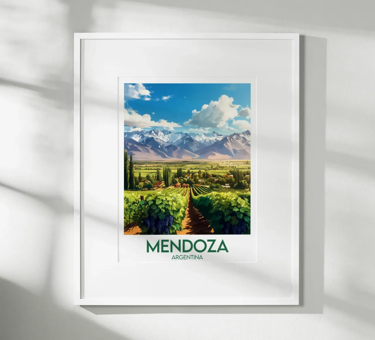 Affiche Mendoza poster da Frame the World