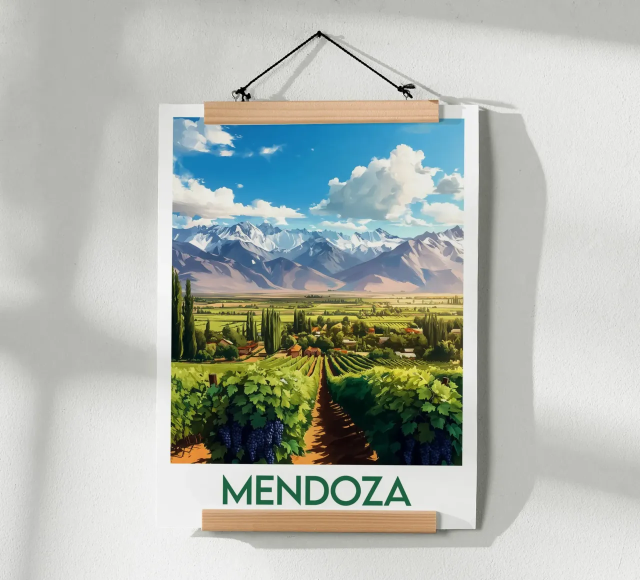 Affiche Mendoza poster da Frame the World