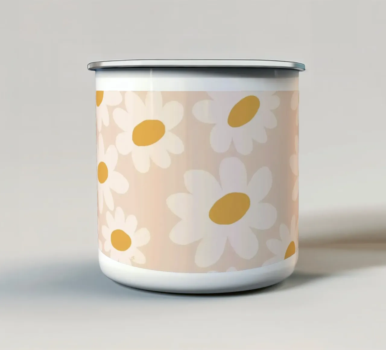Margherite morbide tazza in smalto da Wackapacka