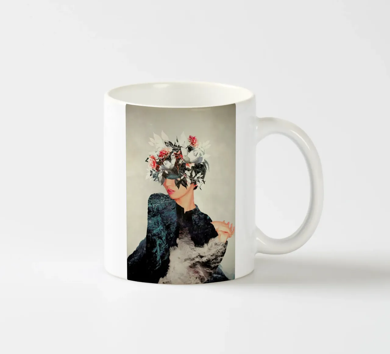 Kumiko tazza in ceramica da Frank Moth