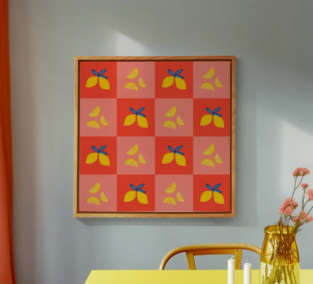 Quadrotti al limone plexiglass da Wackapacka