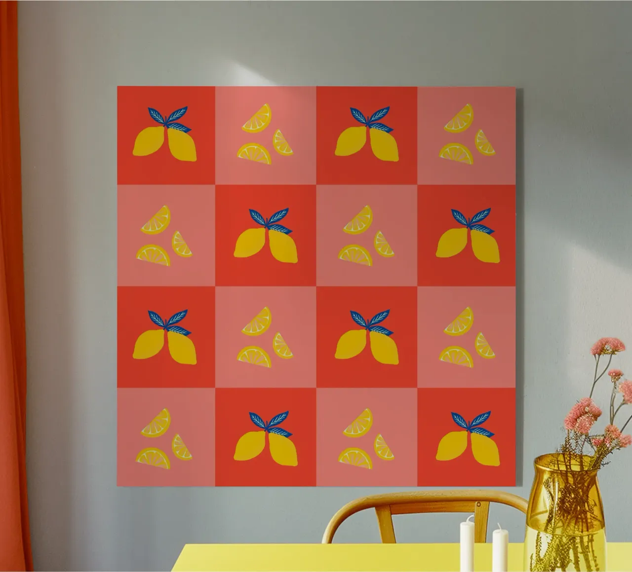 Quadrotti al limone plexiglass da Wackapacka