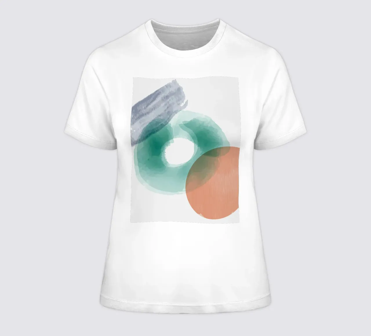 Minimalist Art VII women's fitted t-shirt by 🎁 ARTVI-SHOP