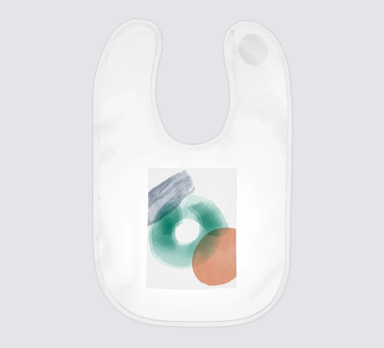 Minimalist Art VII baby bib by 🎁 ARTVI-SHOP