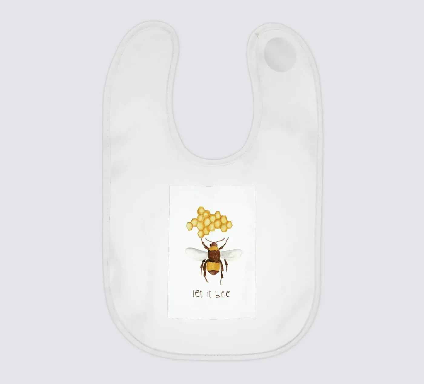 Let it Bee baby slabbetje van Nathys_illustration