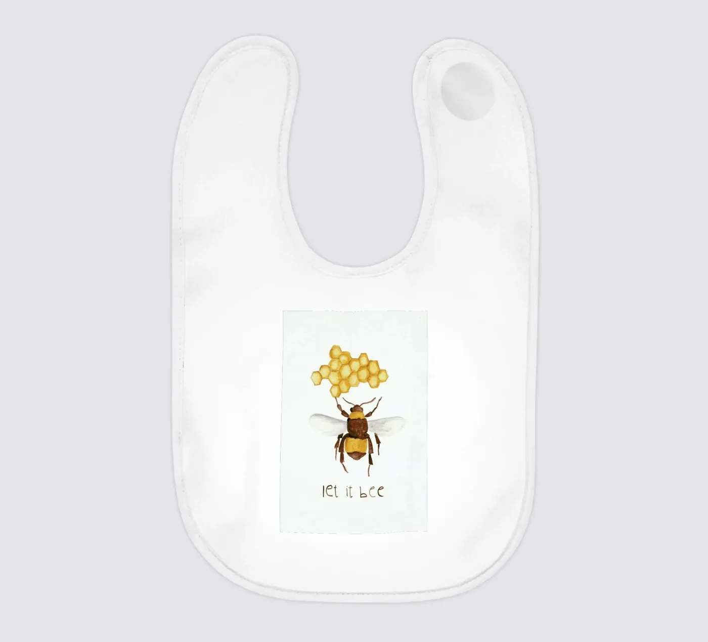 Let it Bee baby slabbetje van Nathys_illustration