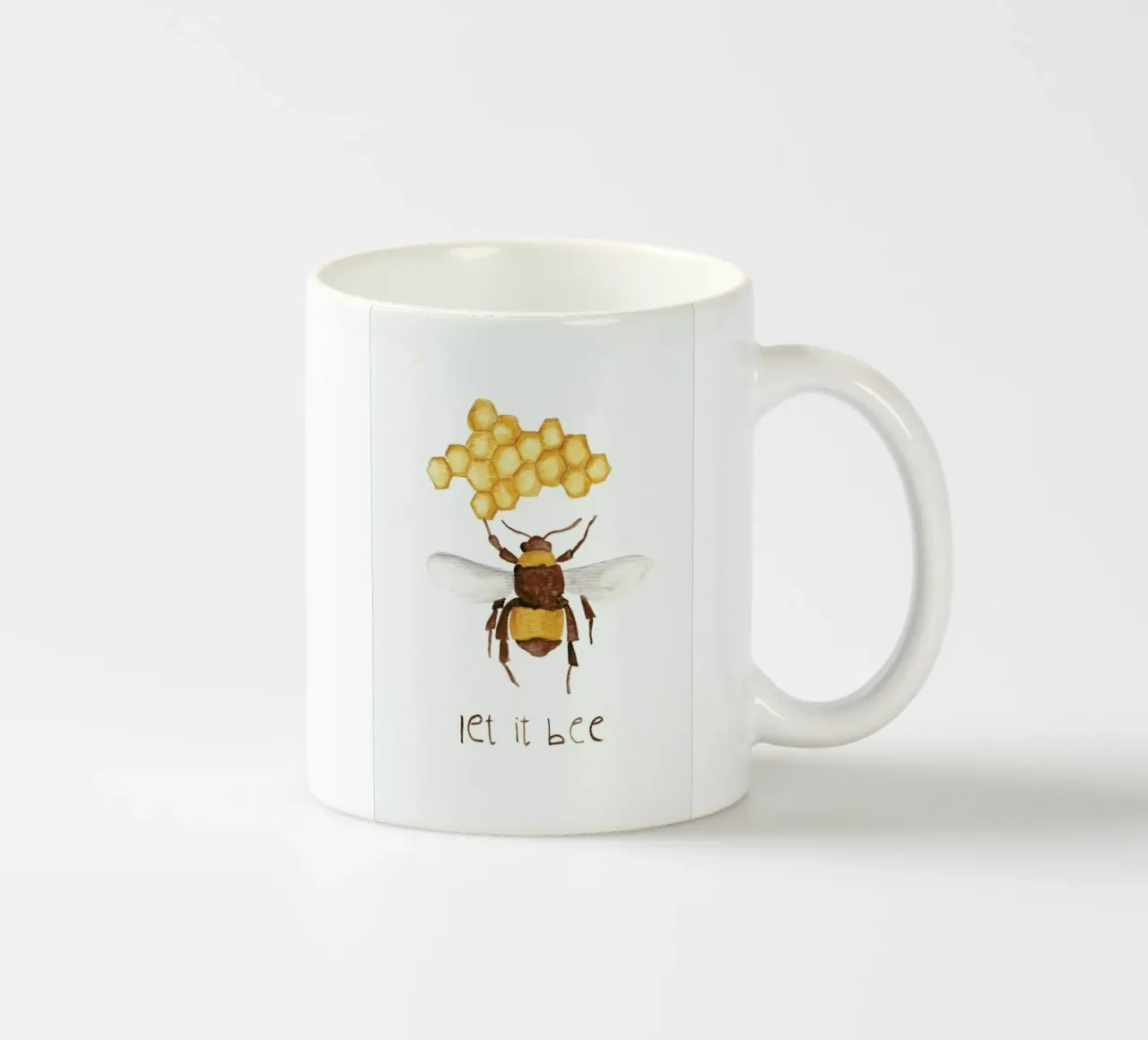 Let it Bee tazza in ceramica da Nathys_illustration
