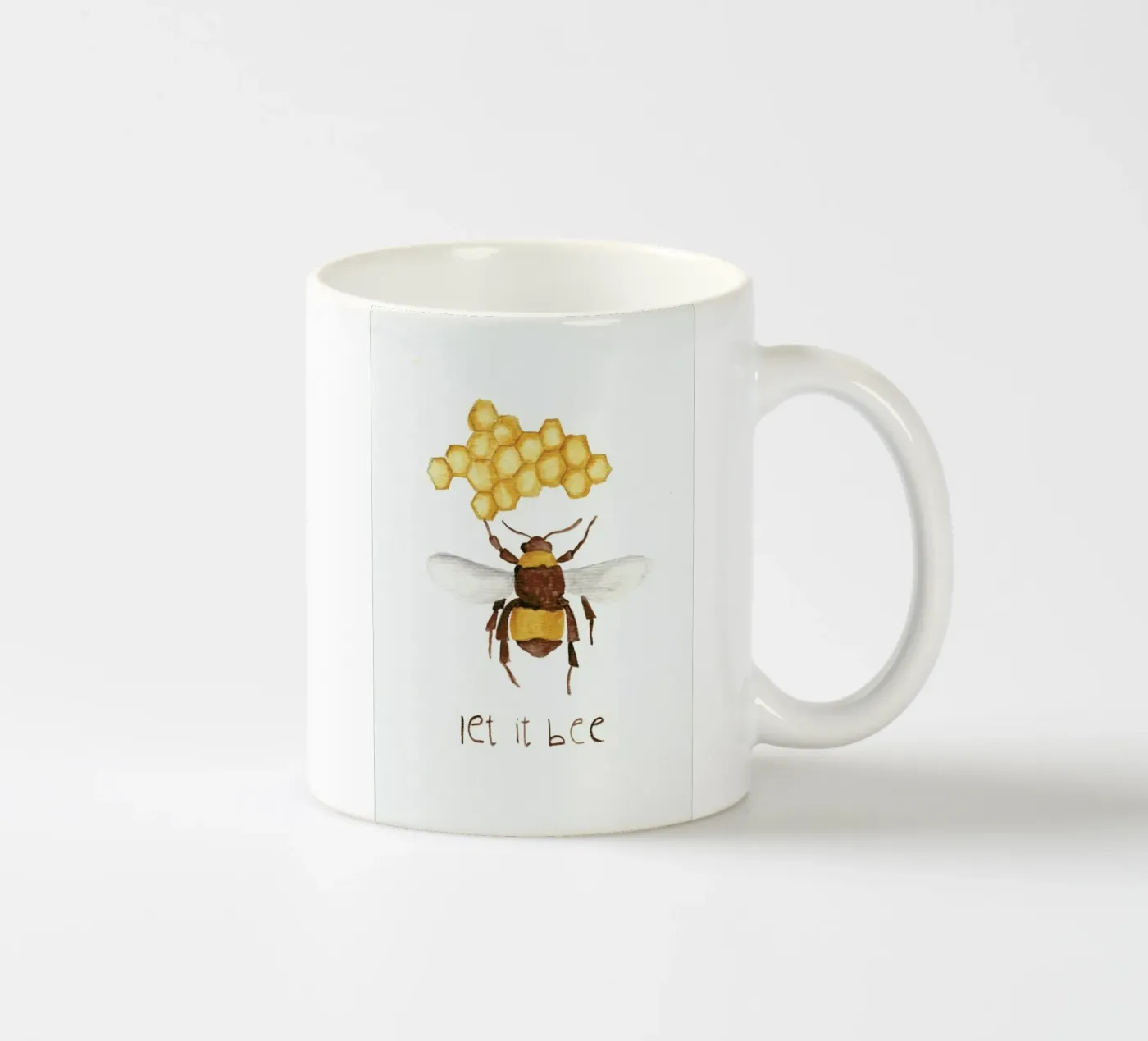 Let it Bee ceramic mug by Nathys_illustration