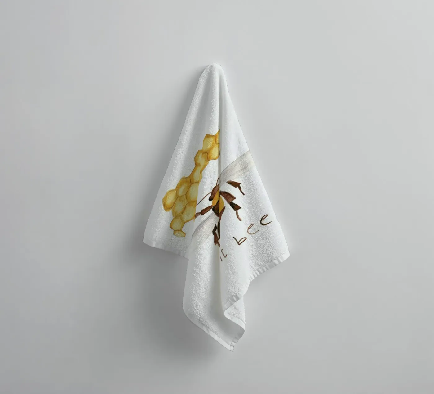 Let it Bee towel by Nathys_illustration