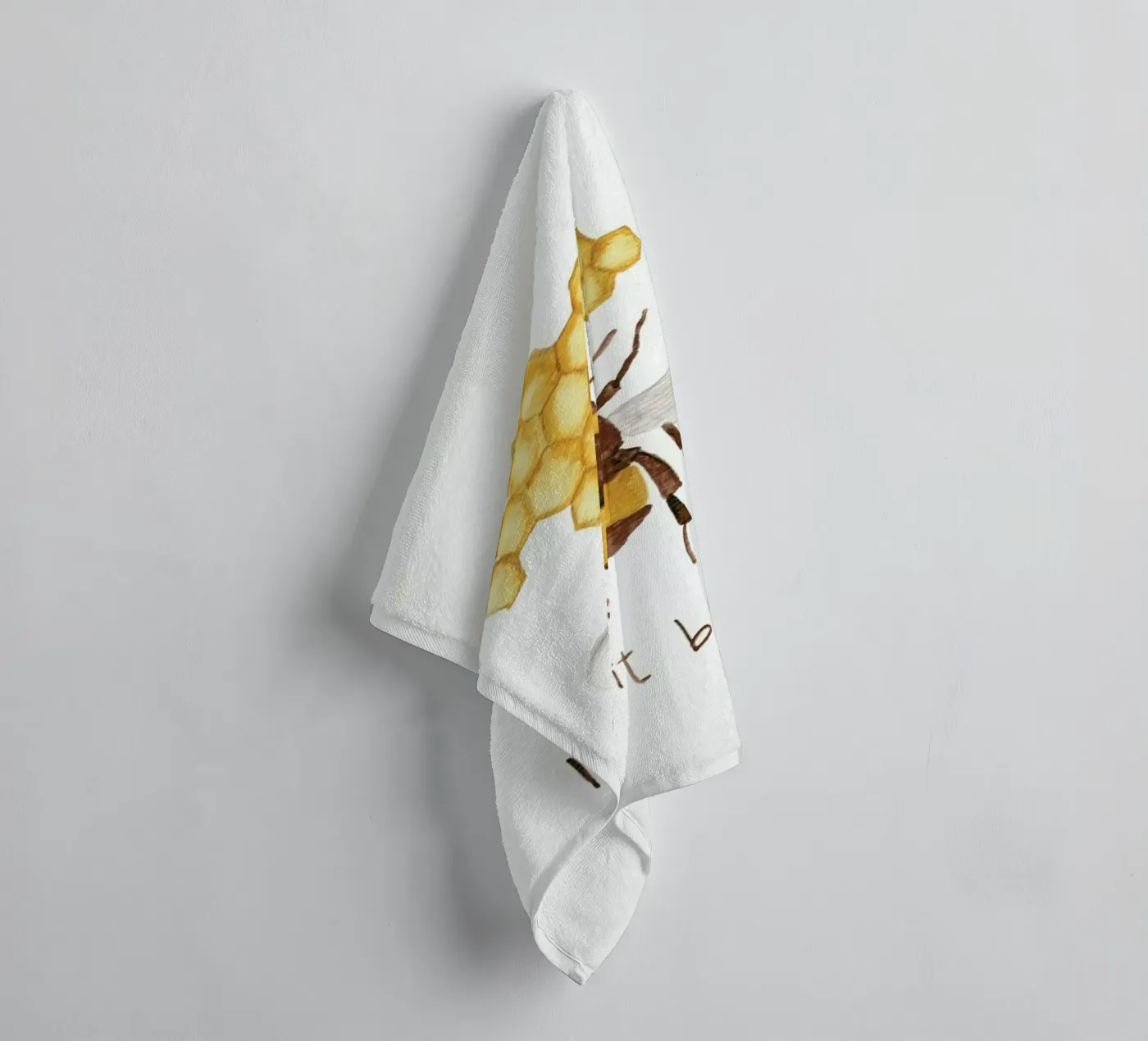 Let it Bee towel by Nathys_illustration