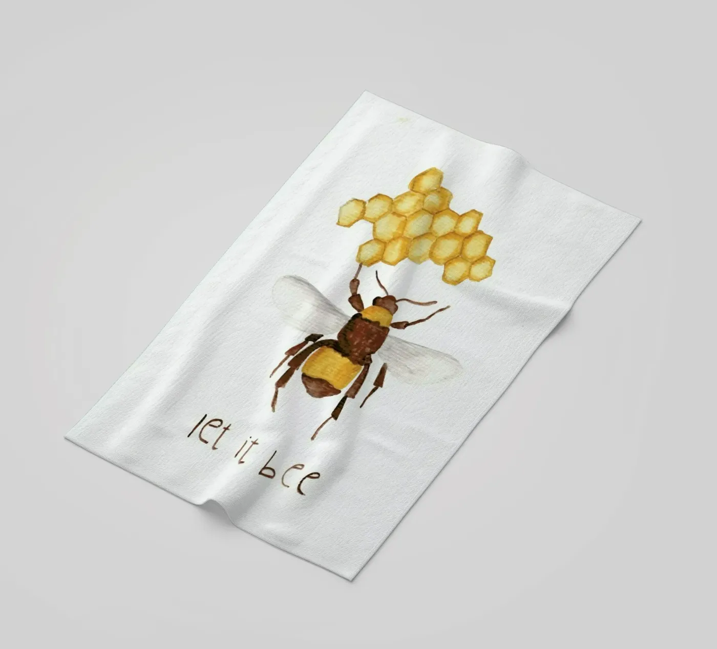Let it Bee Strandtuch von Nathys_illustration