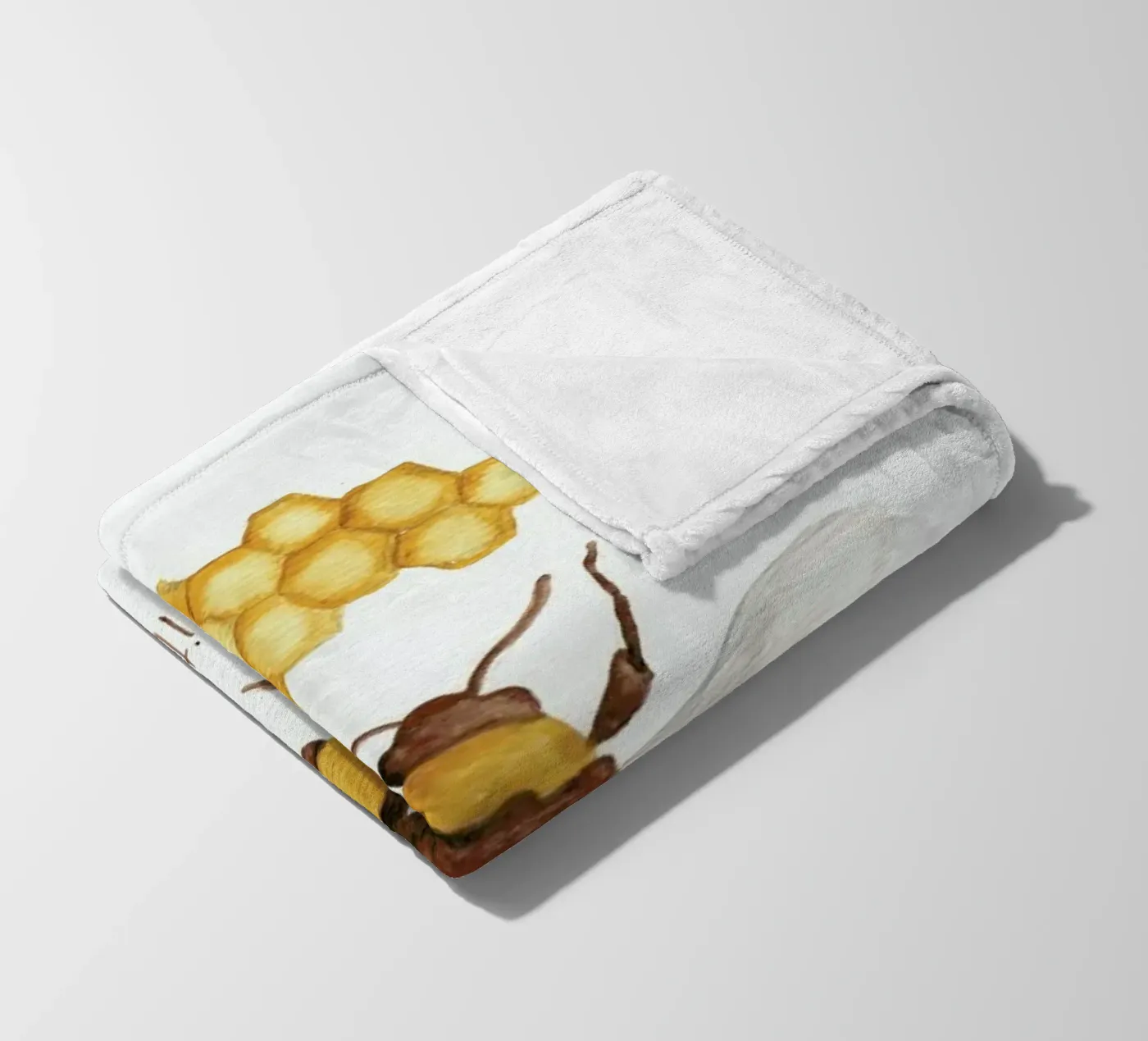 Let it Bee fleecedeken van Nathys_illustration