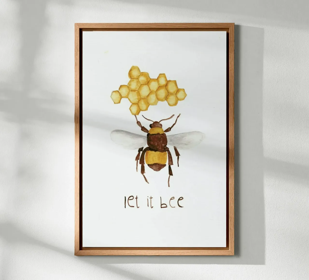 Let it Bee canvas by Nathys_illustration