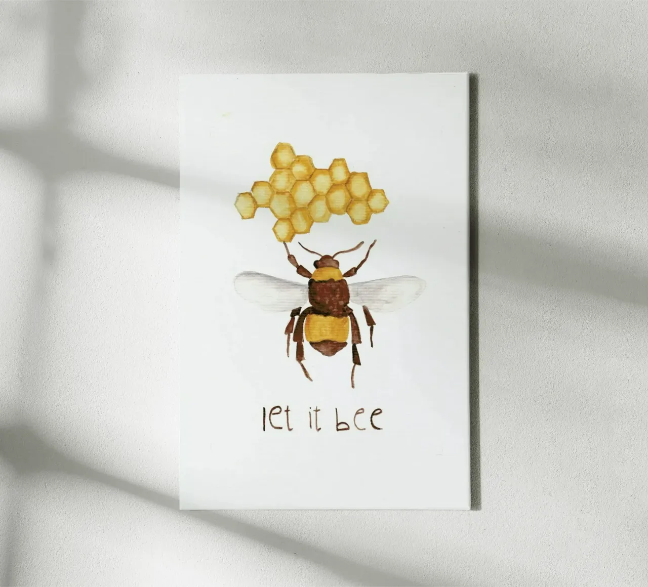 Let it Bee canvas by Nathys_illustration