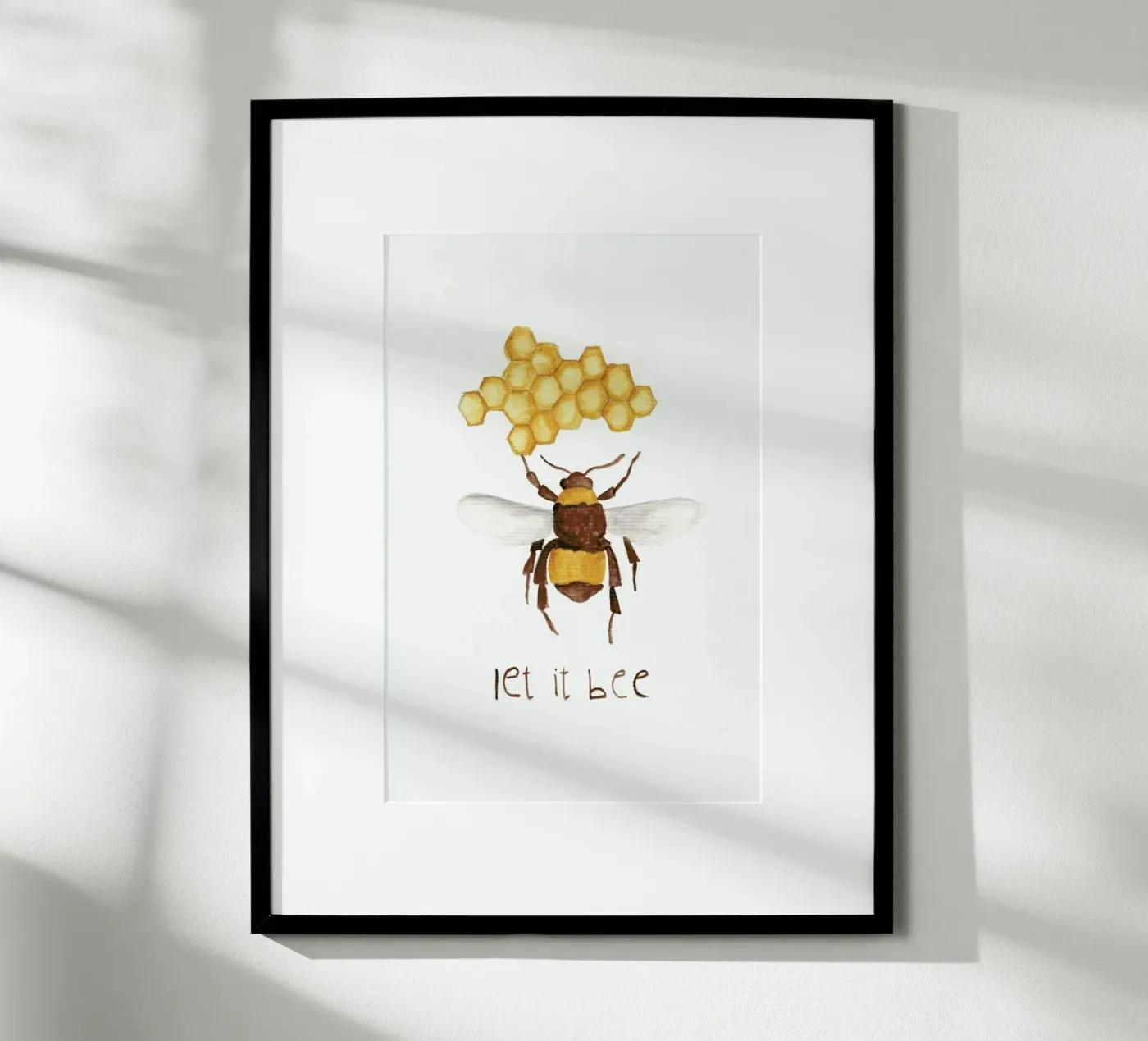 Let it Bee poster by Nathys_illustration
