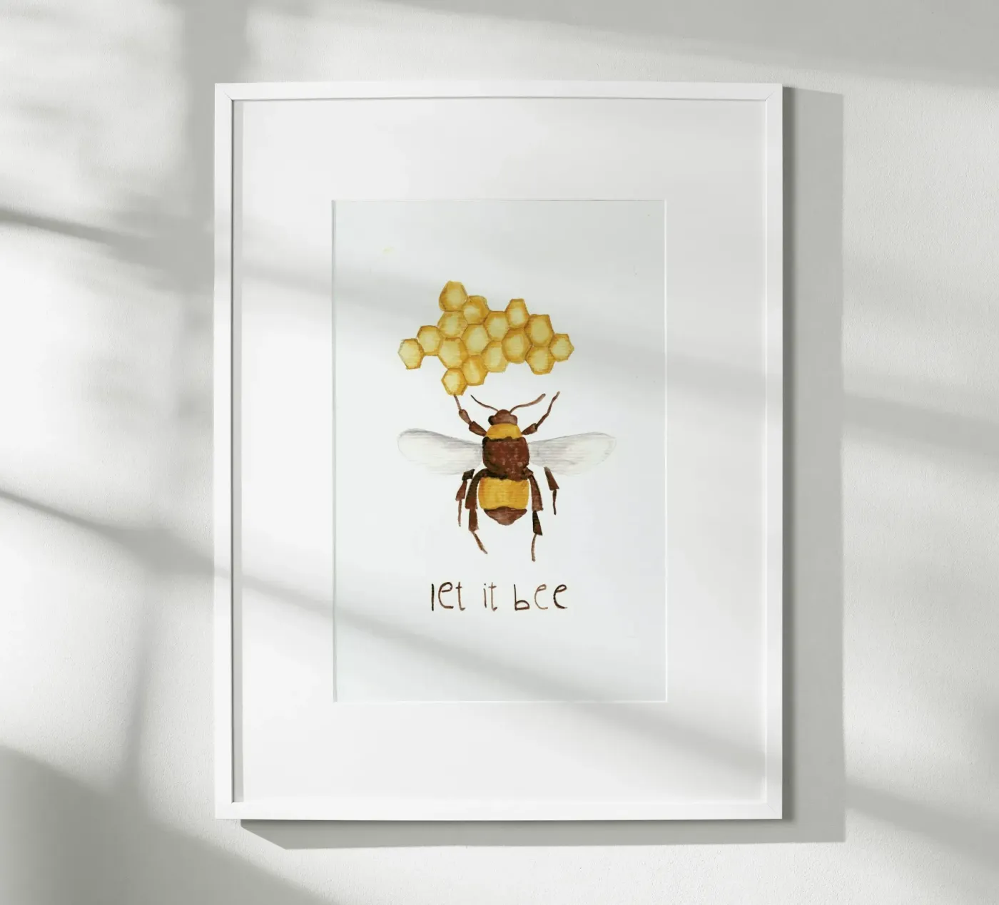 Let it Bee poster by Nathys_illustration