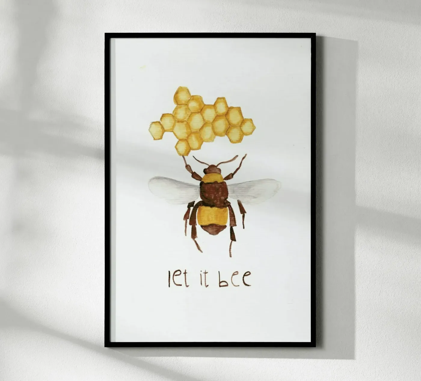 Let it Bee poster by Nathys_illustration