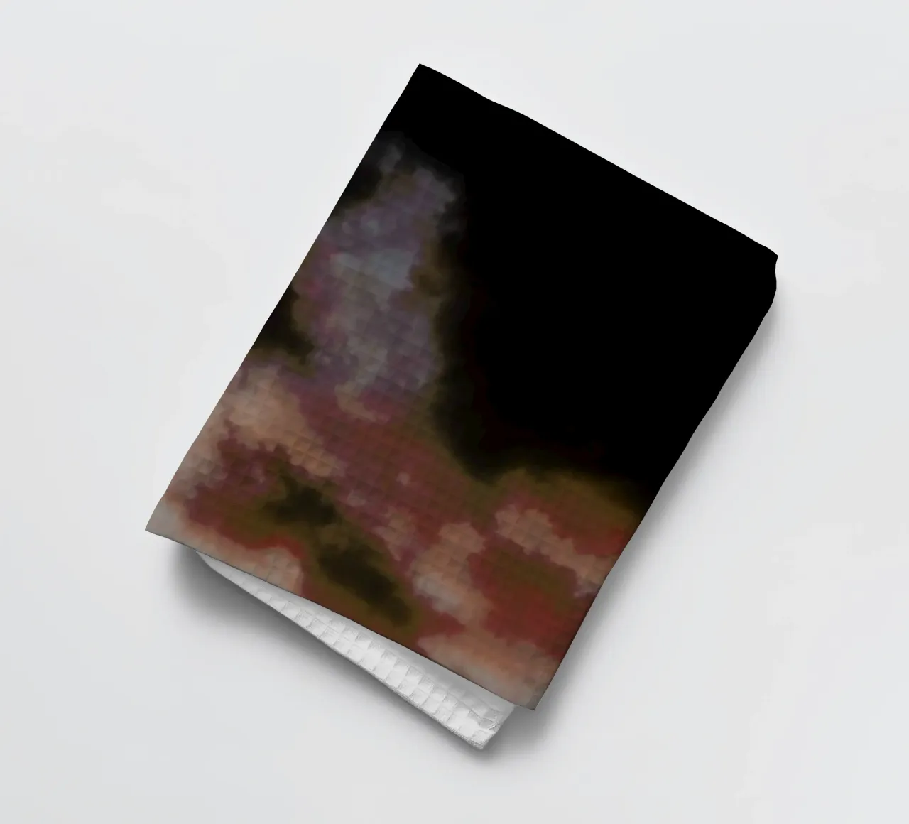 Lila Wolken Dreamy Evening Sky tea towel by Studio Nahili
