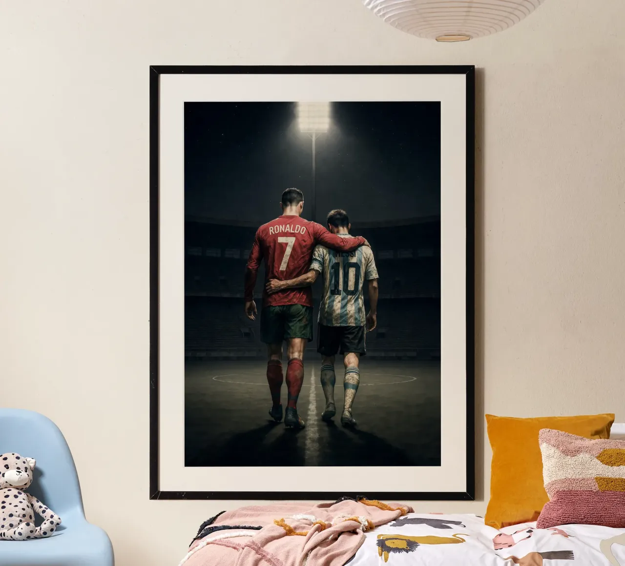 Poster di Ronaldo e Messi - Leggende, rivali e icone poster da Lootprint