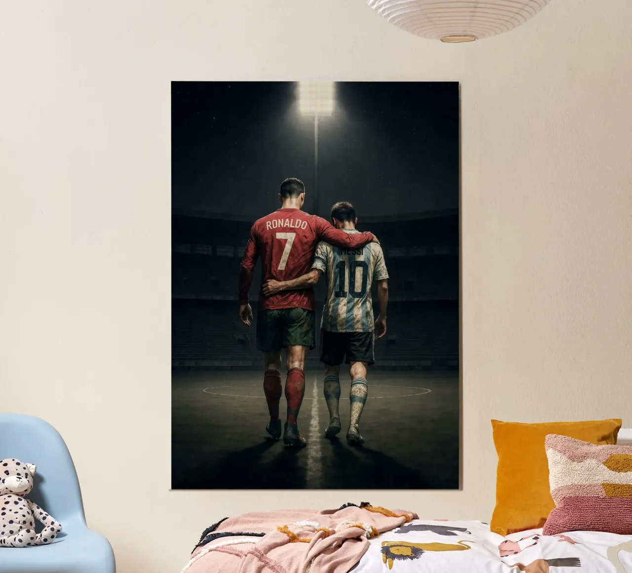 Poster di Ronaldo e Messi - Leggende, rivali e icone poster da Lootprint