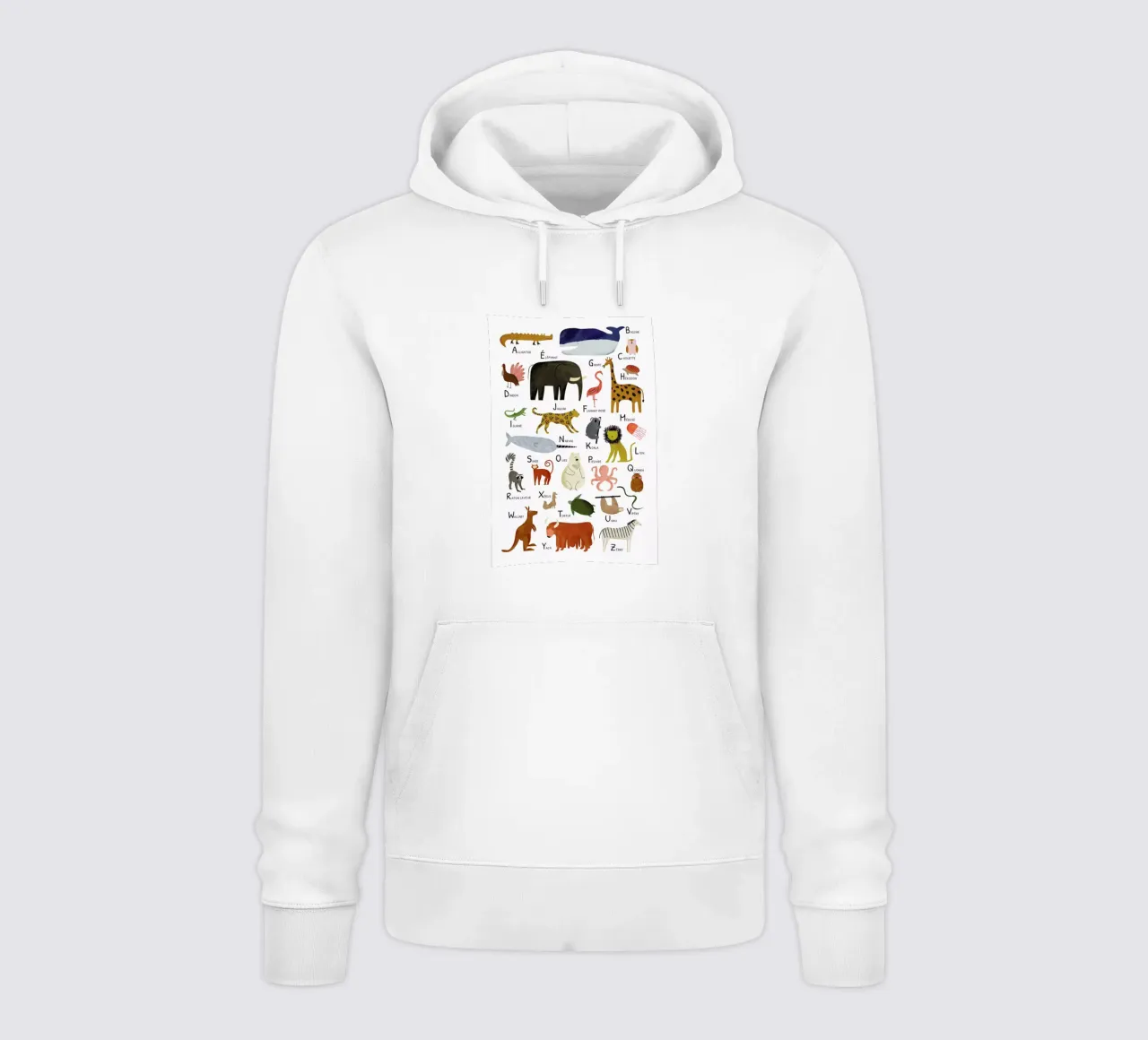 Abécédaire des animaux hoodie by Little Flourishes