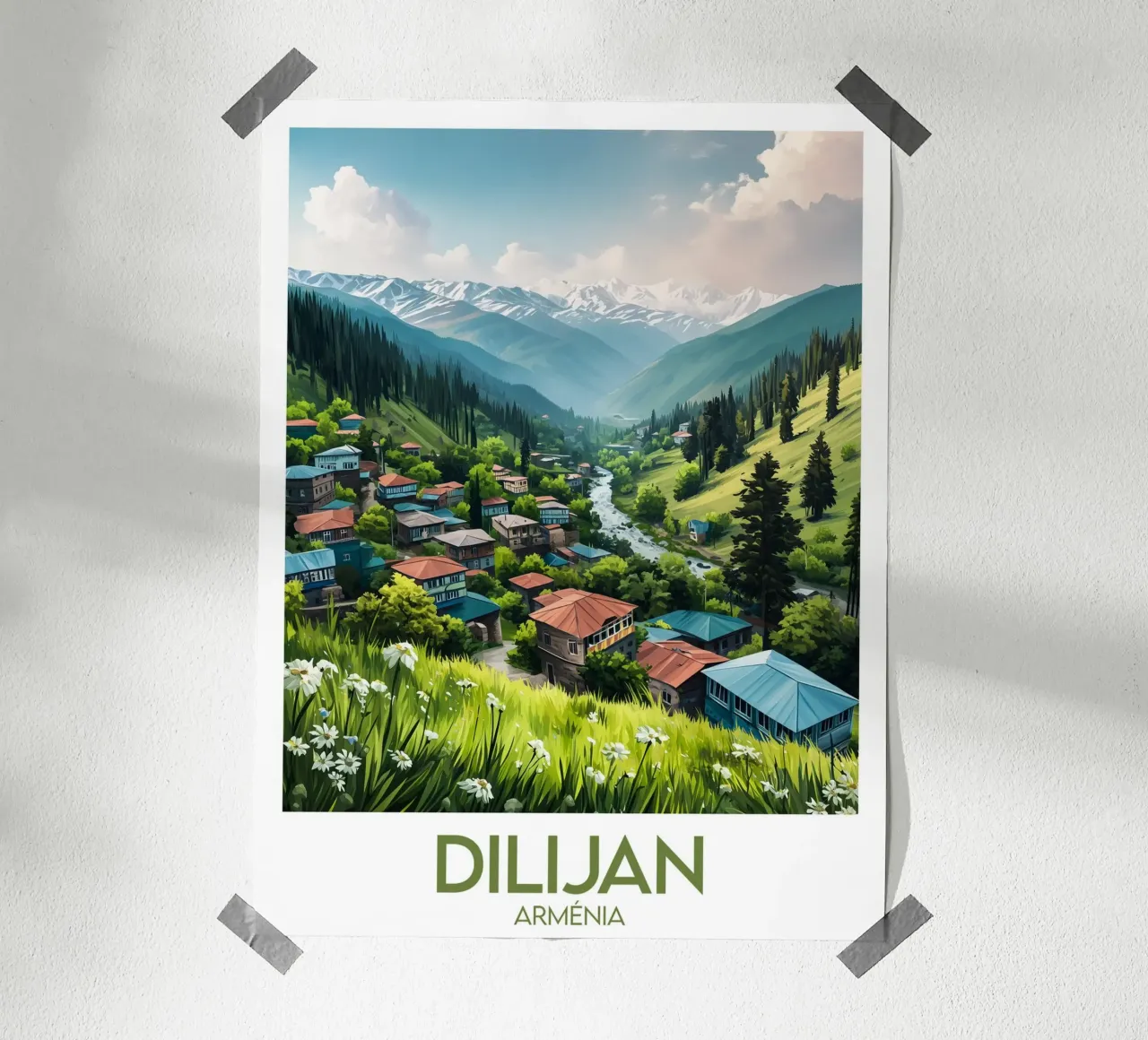 Affiche Dilijan poster da Frame the World