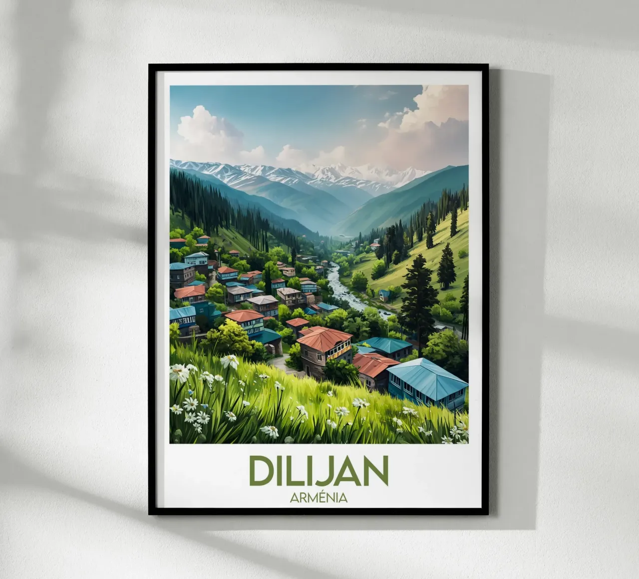 Affiche Dilijan poster da Frame the World
