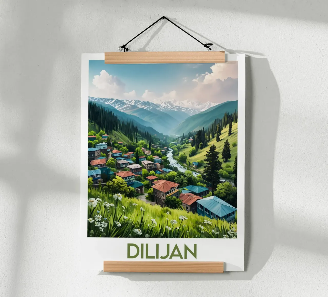 Affiche Dilijan poster da Frame the World