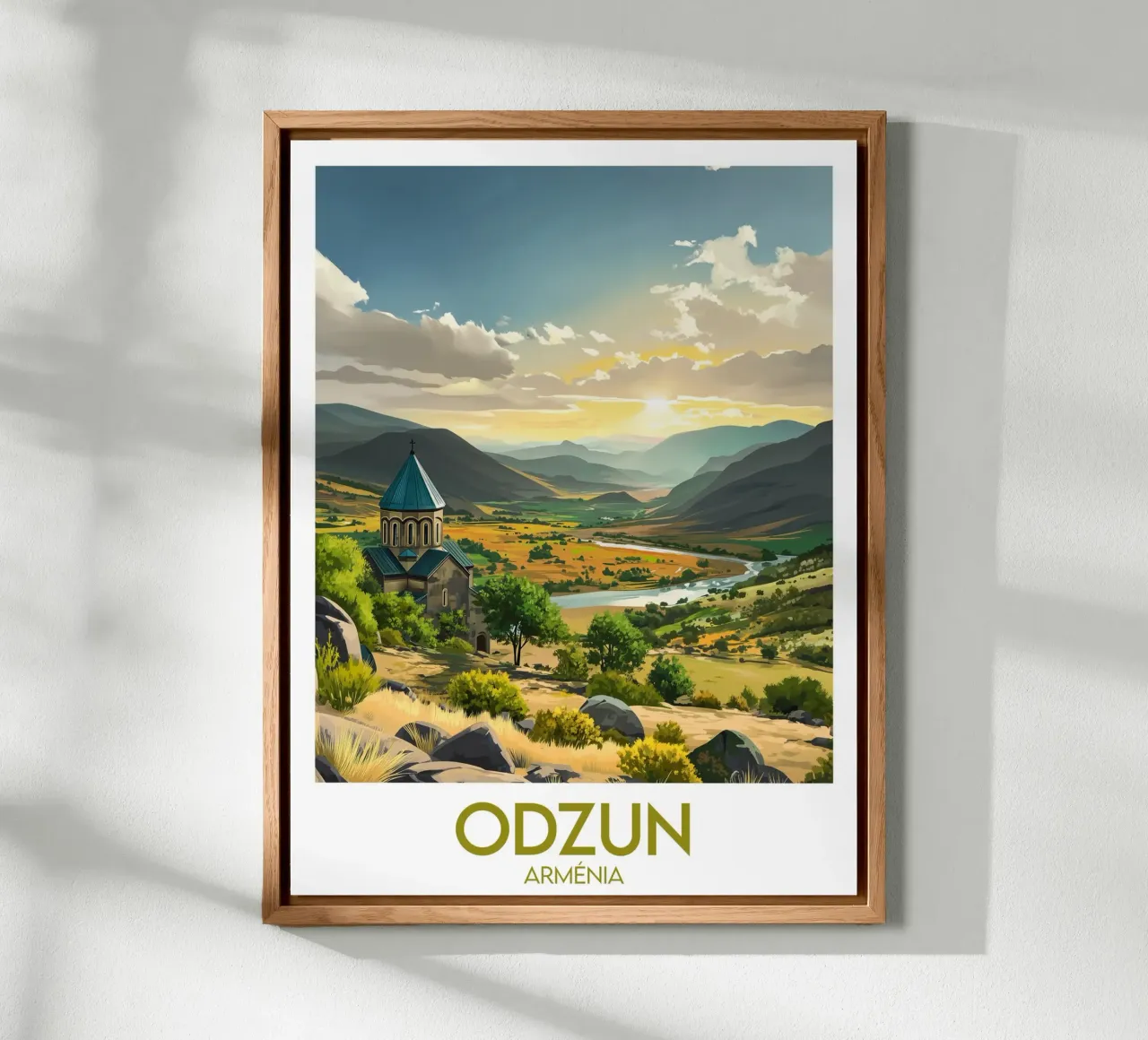 Affiche Odzun alluminio dibond da Frame the World