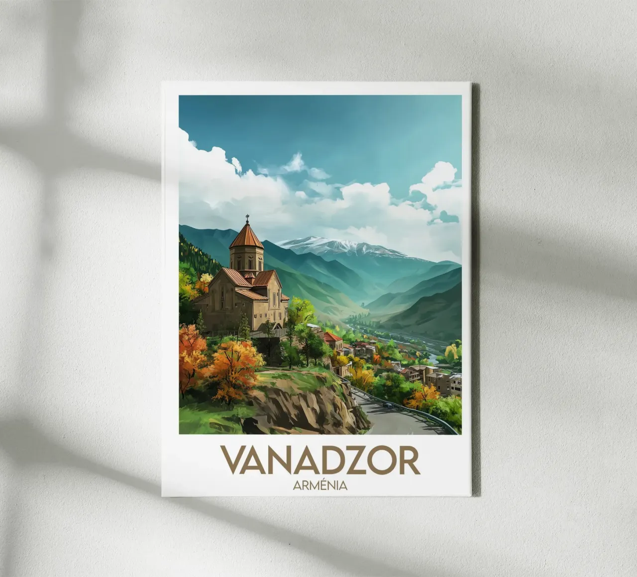 Vanadzor affiche canvas met Baklijst van Frame the World