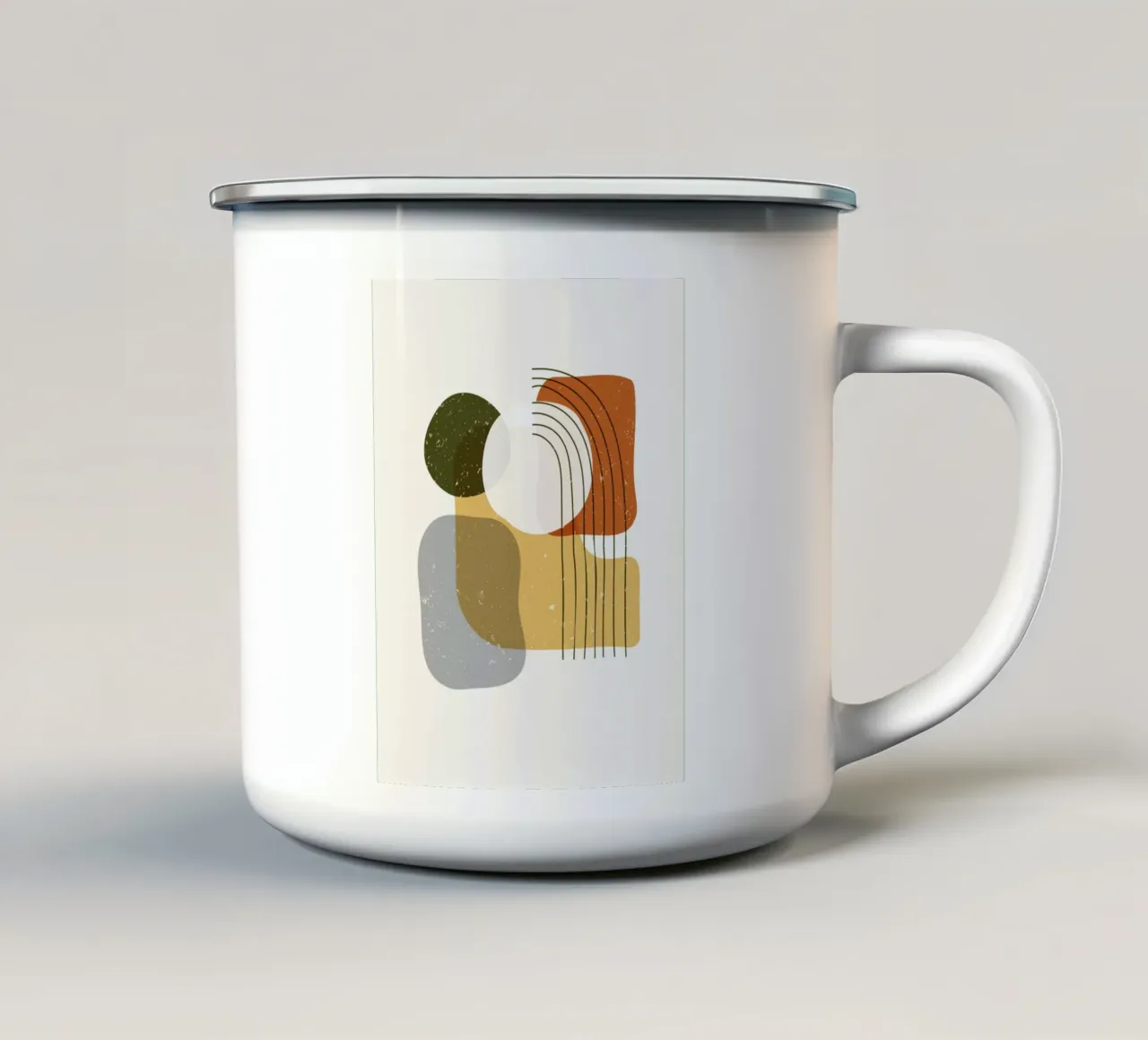 Arte minimalista XII tazza in smalto da ARTVI-SHOP