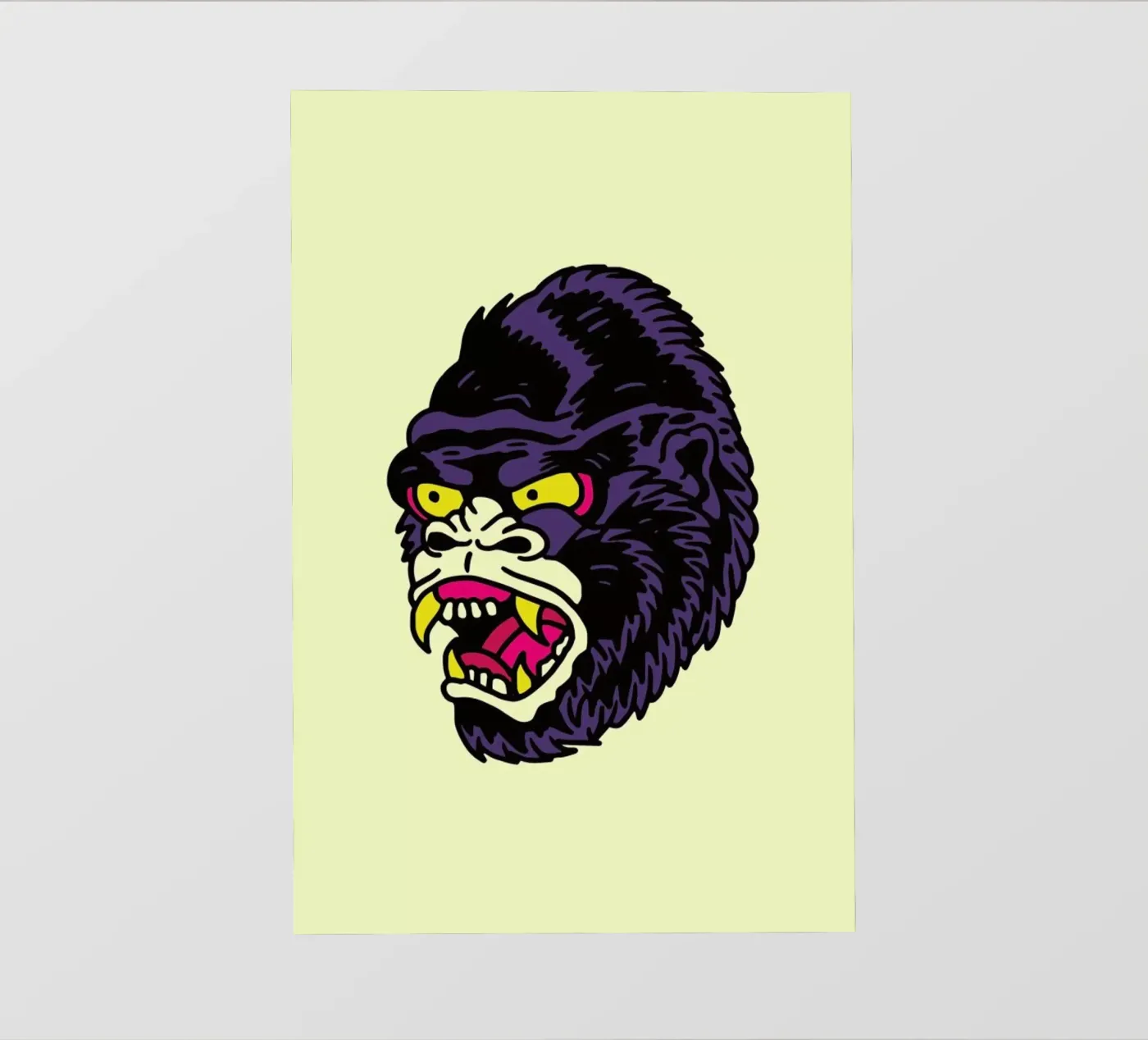 Gorilla pellicola backlit da Nick Cocozza