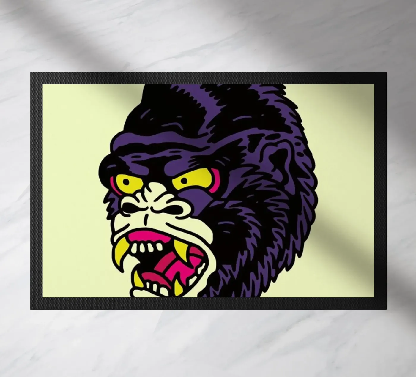 Gorilla doormat by Nick Cocozza