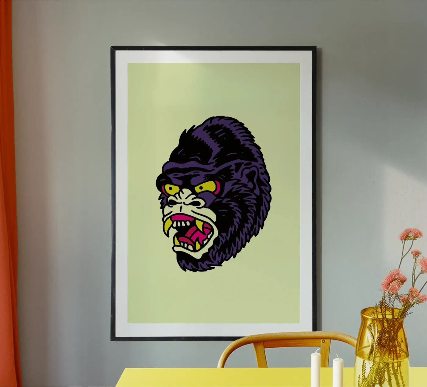 Gorilla poster da Nick Cocozza